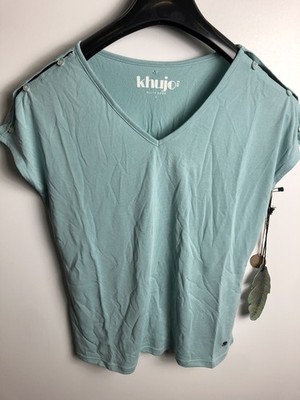 KHUJO women's T-shirts model: Essau menthol S