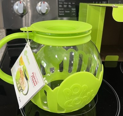 Evolution Lime ~ Larger 3qt Microwave Popcorn Popper  New  in original box