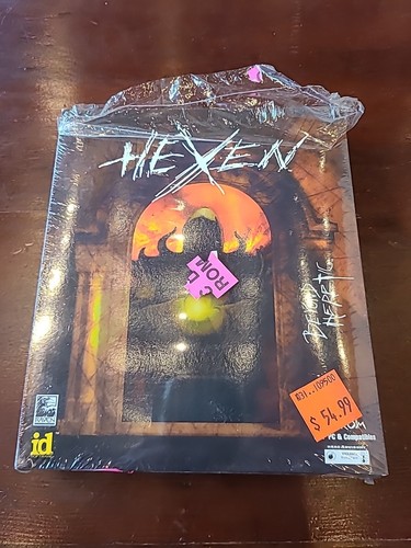 Hexen Beyond Heretic PC Cd Rom Big Box Edition Game w/ POSTER