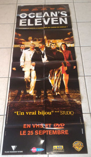 OCEAN'S ELEVEN (2001) BRAD PITT / Affiche pantalon / pliée 60x160cm