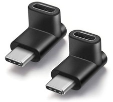 URWOOW Right Angle Type C USB 3.1 Adapter Extension 90 Degree Male to Female ...