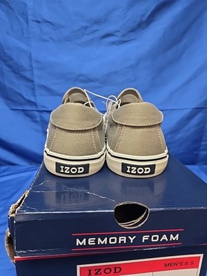 Izod Size 10.5 M / SUNAPEE / Gray / Canvas / Sneakers / Loafers New Men\'s Shoes Damaged Box Men US 8.5 Izod Sunapee Canvas Loafers Casual  main image 3