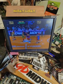 NBA MAXIMUM HANGTIME PCB JAMMA ARCADE BOARD REV L1.03 MINIMAL SPRITE ISSUES.  