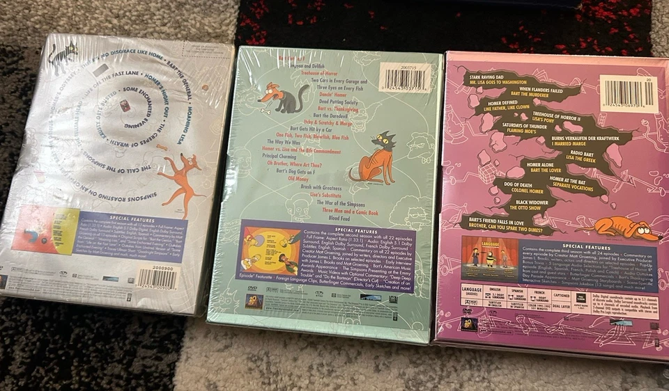 Simpsons DVD Sets Brand New Sealed Full Set 1-20 & Extras (No 18). Foto 4 de 4