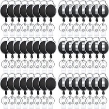 Heavy Duty Retractable Badge Reels Batch ID Badge Holder Retractable Clip Bulk C