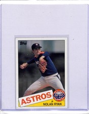 1985 Topps Super Nolan Ryan Oversized Jumbo #23 Astros