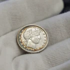 1896 US Barber Quarter 25c Fine+ (Cleaned)