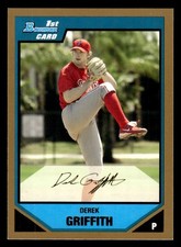2007 Bowman #BP34 Derek Griffith Prospects Gold Card Philadelphia Phillies