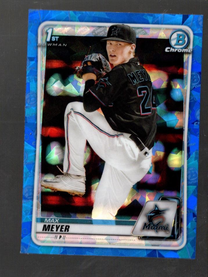 2020 Bowman Draft Sapphire Edition #BD-50 Max Meyer