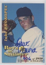 2001 Royal Rookies Throwbacks Boys of Summer /2950 Luke Prokopec #BOS#1 Auto 0q3