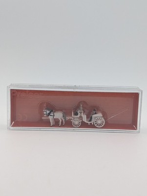 Preiser 79479 HO Scale Wedding Coach Horses Figures NIB