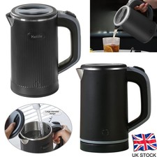 800ml Mini Electric Kettles, Stainless Steel Travel Kettle 600W for Home, Office