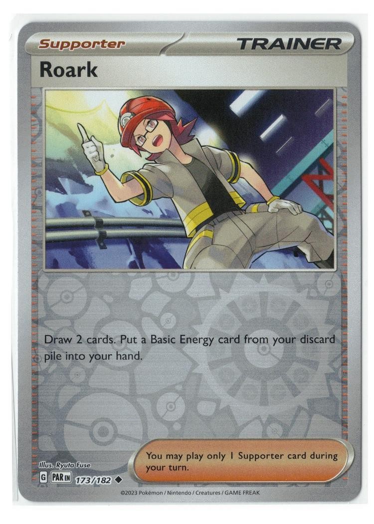 Roark 173/182 Uncommon Paradox Rift Pokemon Reverse Holo Near Mint
