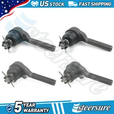 4 Mevotech Original Grade Front Tie Rod End For Plymouth Barracuda 1964