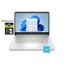 HP 14" Student Laptop Quad-Core N150 16GB RAM 128GB UFS + 128/256GB SD Card