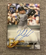 2018 Topps Chrome Rookie Auto Jordan Luplow #RA-JL Auto