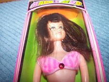 MADDIE MOD MEGO DARK HAIR POSABLE FASHION DOLL IN ORIG BOX 70'S Barbie CLONE VTG
