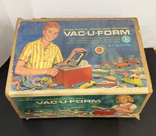 Vintage 1962 Mattel Vac-U-Form W/ Extras Bundle Tested Works Plastic Mold Toy