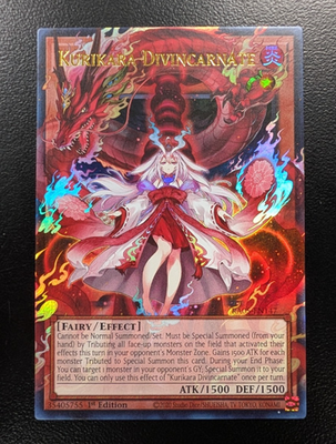 Kurikara Divincarnate RA05-EN147 Ultra Rare Yugioh Overframe Card