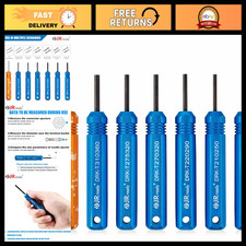 Pin Removal Tool Kit for AMP/Molex .062" .093" Connectors, 7PCS Delphi Extract