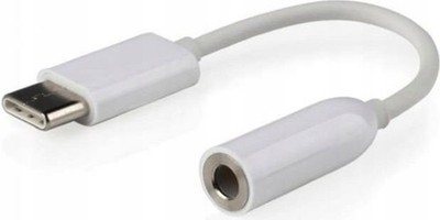 USB-C auf 3,5mm Klinkenadapter Kabel Audio Weiß Mini Jack