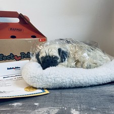 Juguete de peluche interactivo de peluche perfecto Petzzz Pug, realista probado