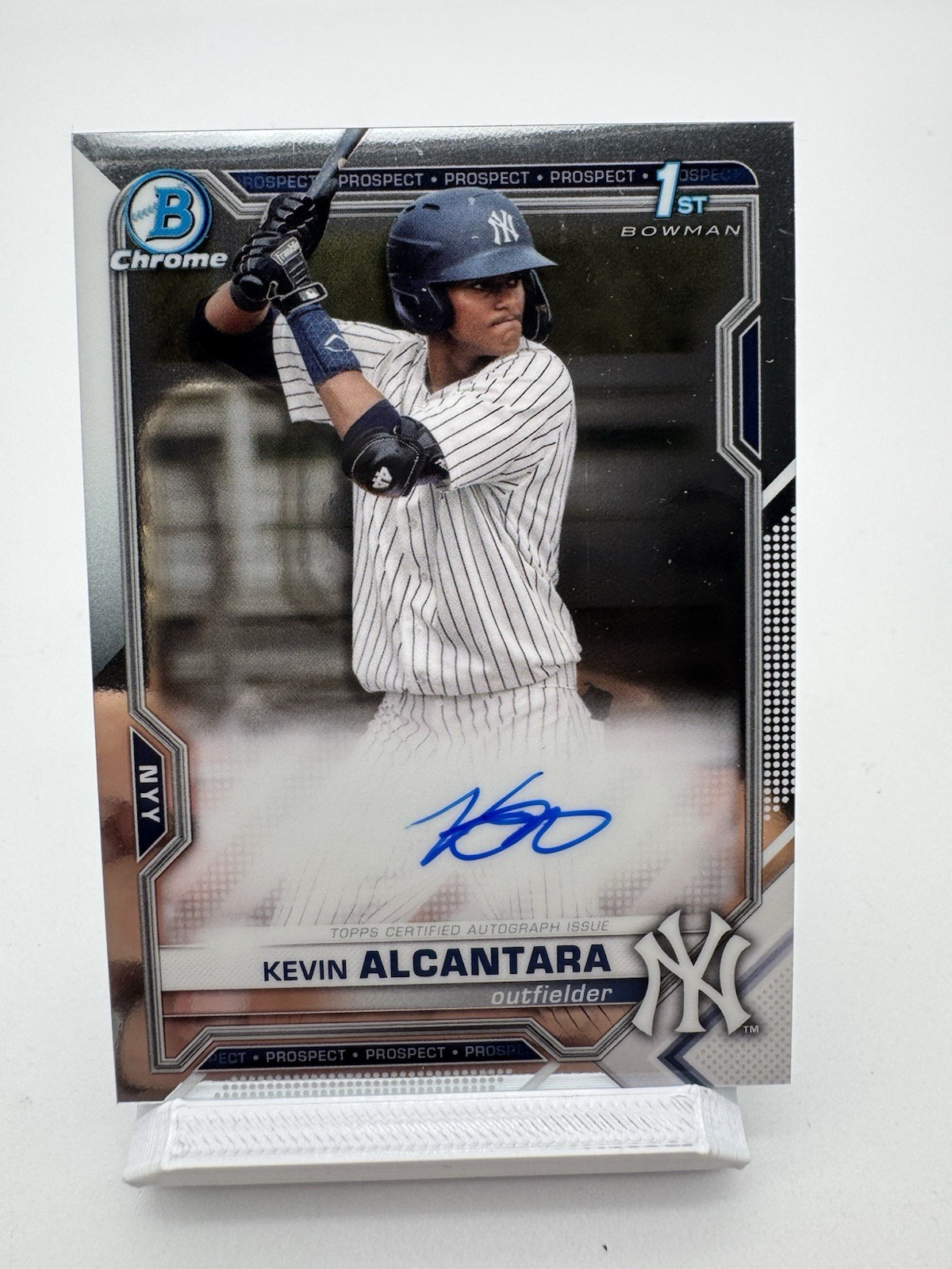2021 Bowman Chrome Kevin Alcantara 1st Bowman Chrome Auto #CPA-KA Rookie RC Cubs