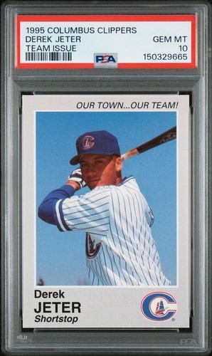 1995 Columbus Clippers DEREK JETER PSA 10