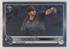 2022 Topps Chrome Rookie Auto Zach Thompson #RA-ZT Auto 0cv