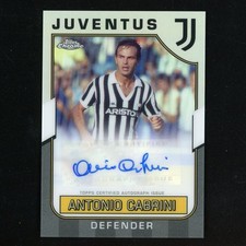 2022-23 Topps Chrome Juventus Antonio Cabrini Auto Silver 61952