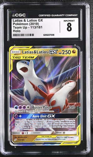 Latias & Latios-GX graded CGC 8 for sale on eBay