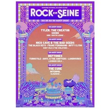 Rock en Seine August 26-30 2026 Festival Poster