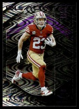 2025 Panini Black Purple Swirl Christian McCaffrey 57/99 San Francisco 49ers #7