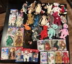 Vintage Ty Beanie Baby Huge Lot - Bears, Holiday, Retired, McDonalds