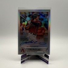 2022 Topps Chrome Jake McCarthy RC Auto Refractor /499 Diamondbacks