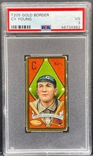 1911 T205 Gold Border Cy Young Piedmont Back Pre-War Baseball Card HOF PSA 3 VG
