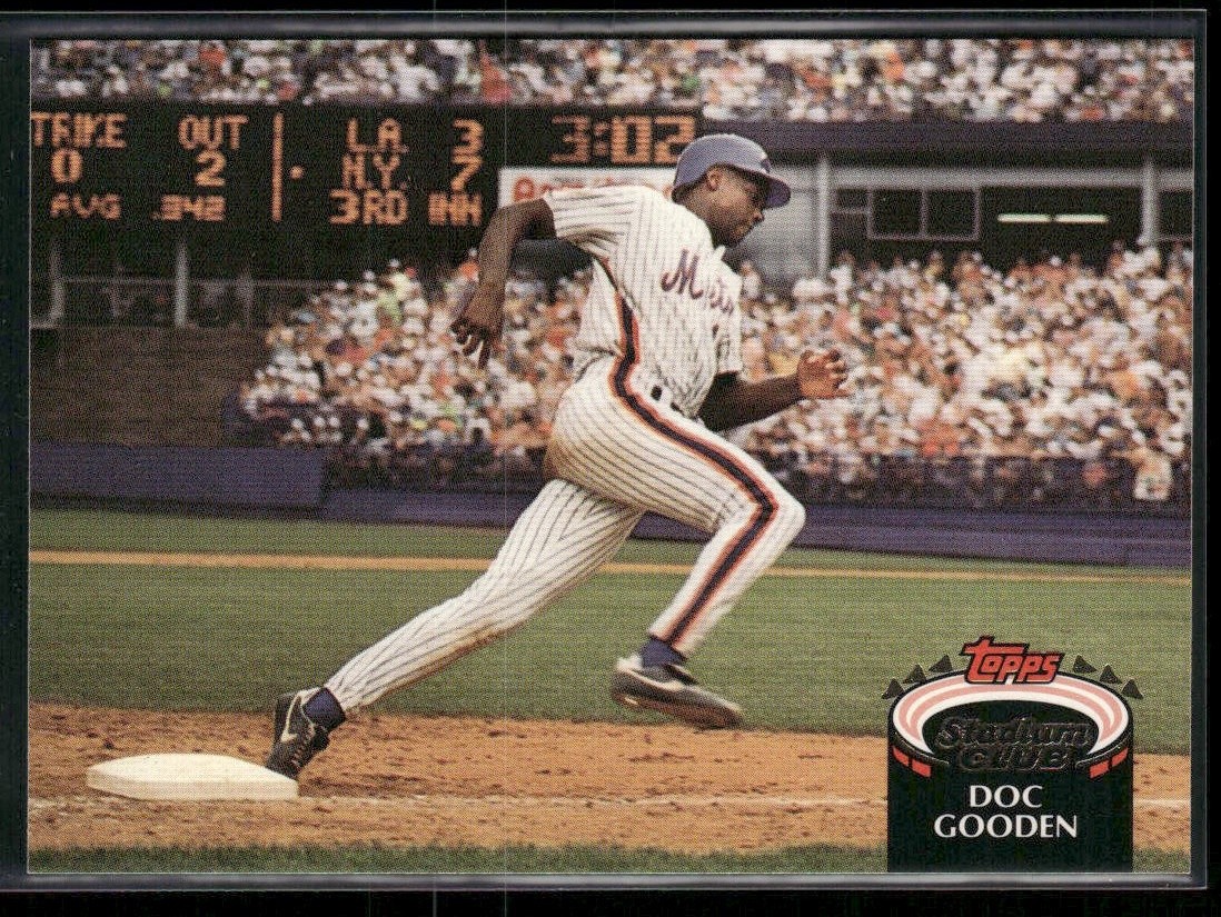 Doc Gooden 1992 Stadium Club #455b New York Mets