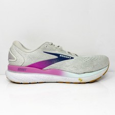 Brooks Womens Ghost 16 1204071B175 Gray Running Shoes Sneakers Size 9.5 B
