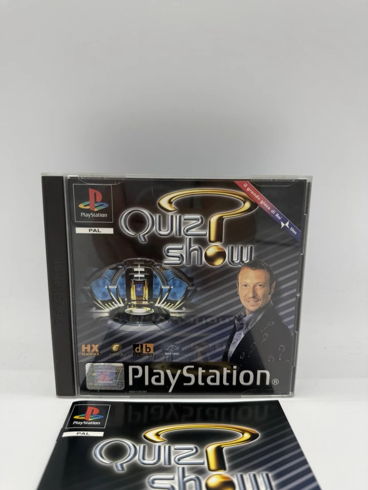 QUIZ SHOW PER PLAYSTATION 1 PS1 PAL ITA CON MANUALE RARO - Immagine 2 di 4