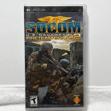 Socom U.S. Navy Seals Fireteam Bravo 2 PSP Complete CIB UMD Game