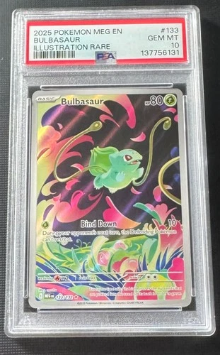 Bulbasaur Mega Evolution Illustration Rare - PSA 10 - GEM MINT – Pokémon TCG