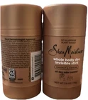 2 SHEA MOISTURE Coconut & Hibiscus WHOLE BODY Deodorant Invisible Stick 2.6OZ