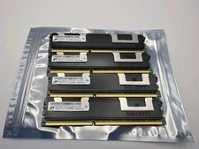 Micron 16GB (4 x 4GB) 4GB 2Rx4 PC3-10600R-9-10-J0 ECC REG Server Memory