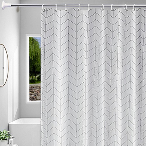 180*180cm PVEA Shower Curtain Farmhouse Waterproof Shower Curtain with Hooks - Picture 10 of 26