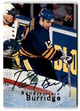 1995-96 Be A Player AUTO #S114 Randy Burridge (ref 206817)