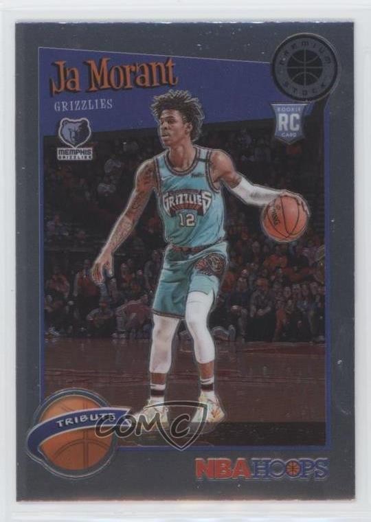 2019-20 Panini NBA Hoops Premium Stock Hoops Tribute Ja Morant #297 0g27