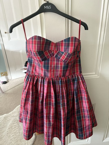 Vintage Tartan Ball dress - Picture 1 of 6