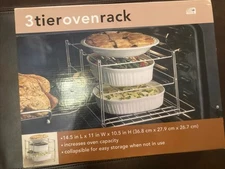 Bed Bath & Beyond 3 Tier Oven Baking And Cooling Rack NIB