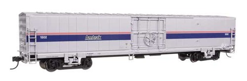 Walthers Mainline 910-31106 Spur HO 60' Thrall MHC-2 RTR Güterwagen Amtrak #1502 | Zustand: Neu