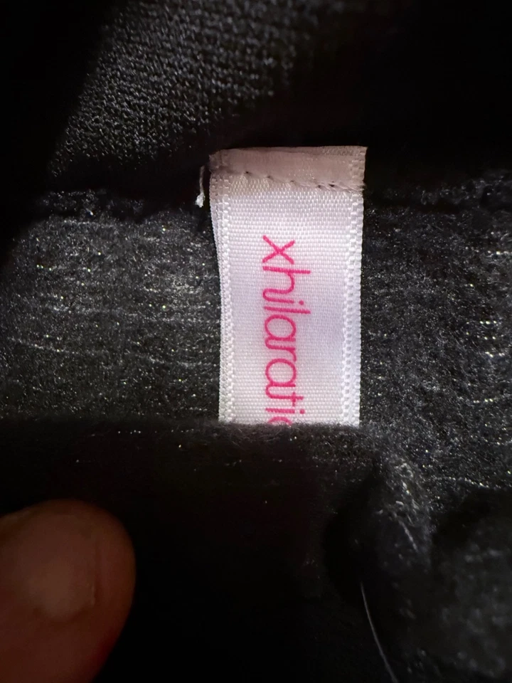 Leggings XHILARATION para mujer talla S/M informales cómodos tiro alto negros G9 Foto 3 de 4